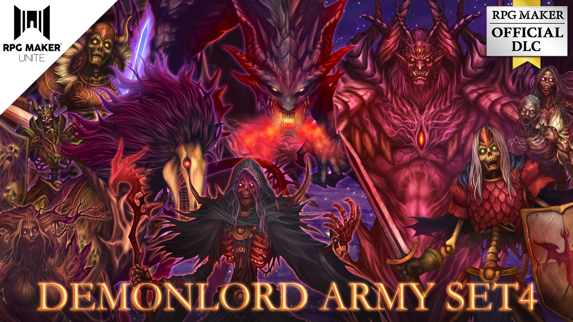 Official Rpj Demon Lord Army Set 4 - RPG MAKER UNITE | RPG Maker Official Store