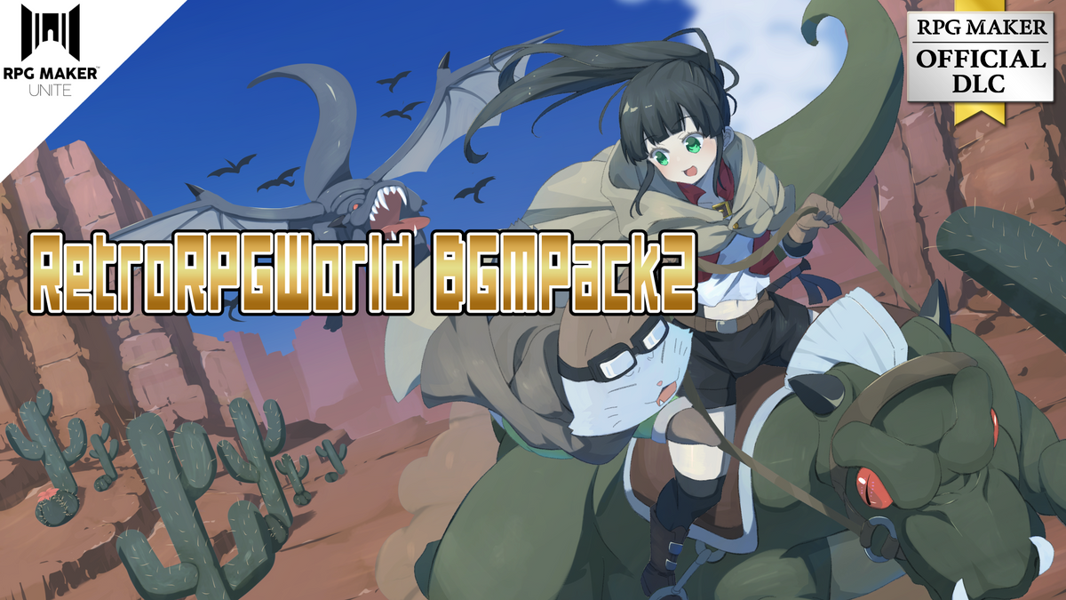 Official Rpj Retro RPG World BGM Pack 2 - RPG MAKER UNITE | RPG Maker Official Store