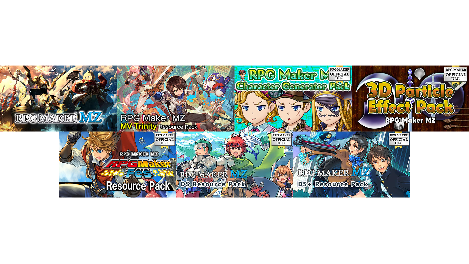 Character Generator Pack - RPG Maker MZ | RPG Maker Official Store