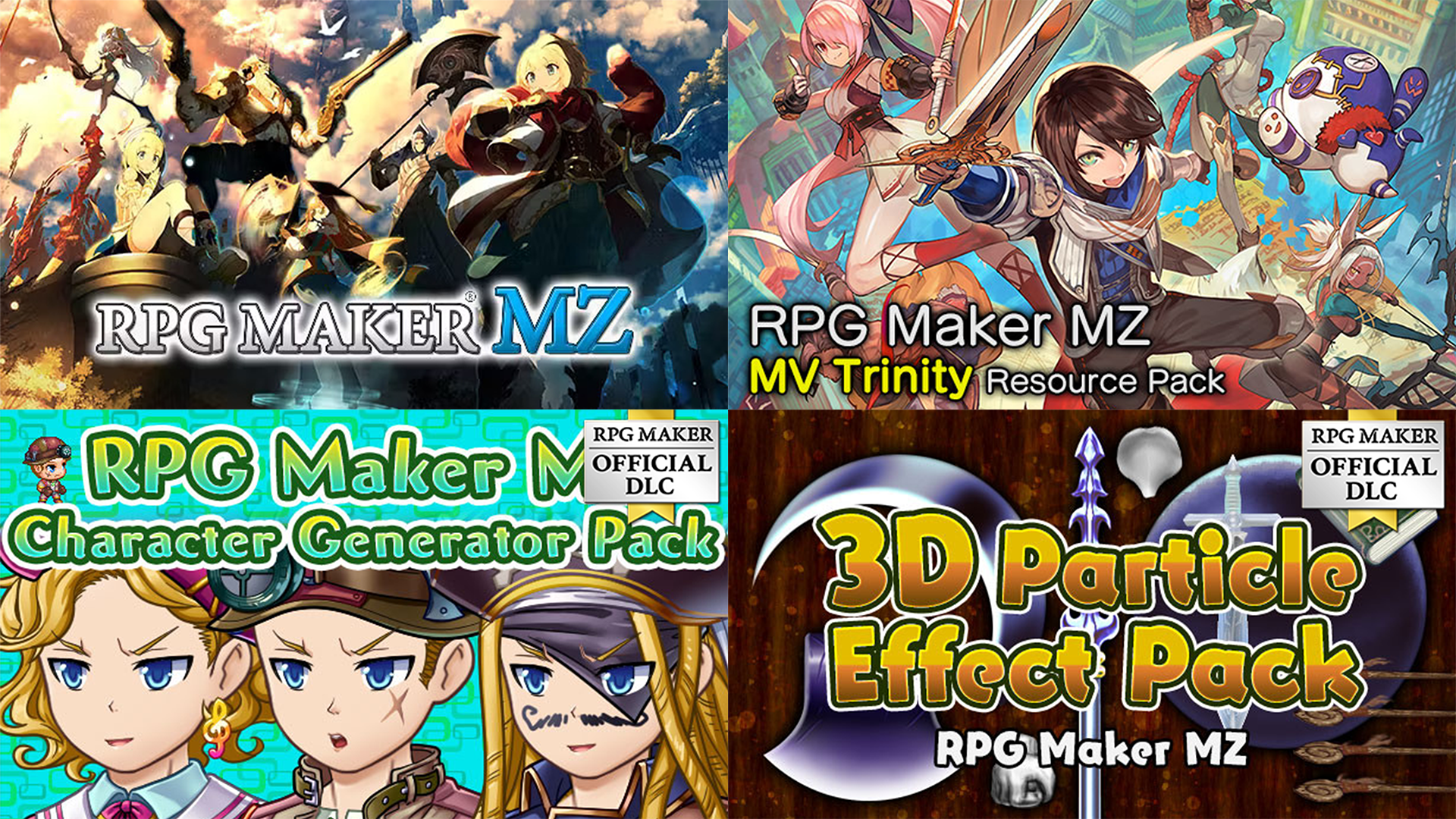 Character Generator Pack - RPG Maker MZ | RPG Maker Official Store