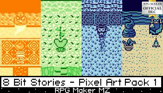 8 Bit Stories - Pixel Art Pack 1 - RPG Maker MZ