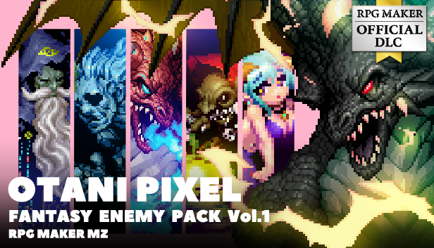 Otani Pixel Fantasy Enemy Pack Vol.1  - RPGツクールMZ