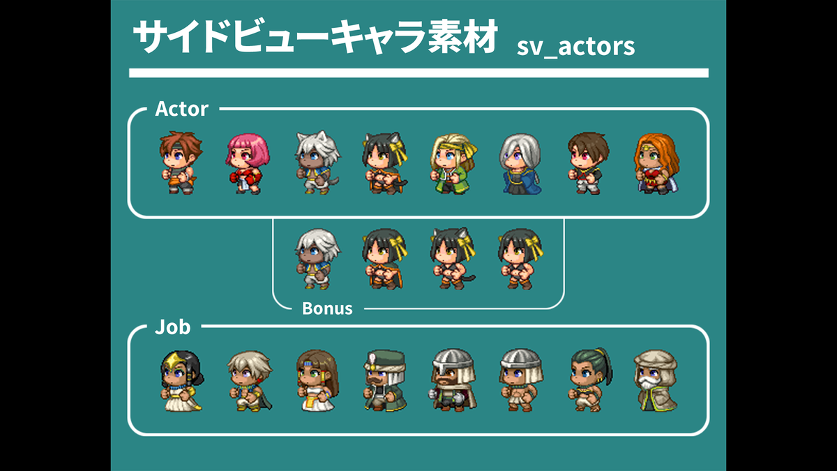 REFMAP Fantasy Character Pack 3 - RPG Maker MZ | RPG Maker Official Store