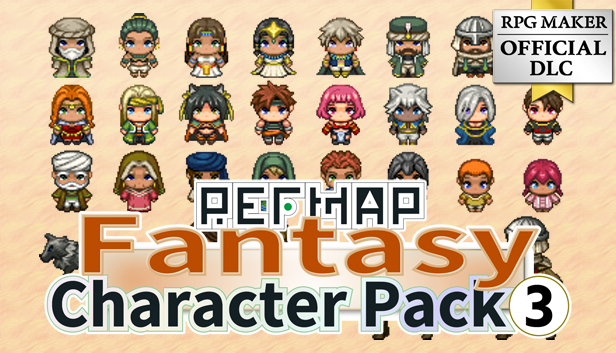 REFMAPファンタジーキャラクターセット 3 - RPGツクールMZ