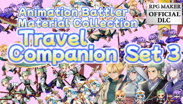 Animation Battler Material Collection Travel Companion Set 3 - RPG MAKER UNITE