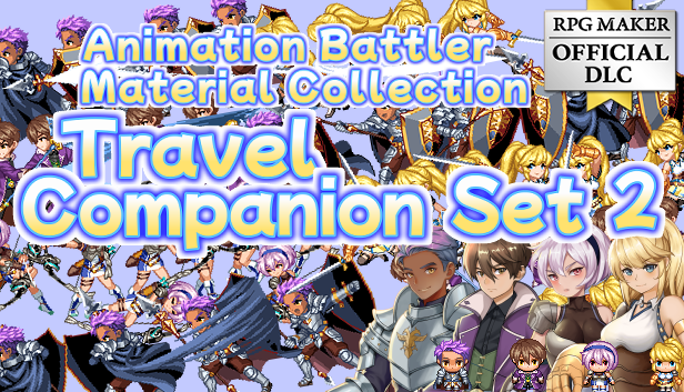 Animation Battler Material Collection Travel Companion Set 2 - RPG Maker MZ