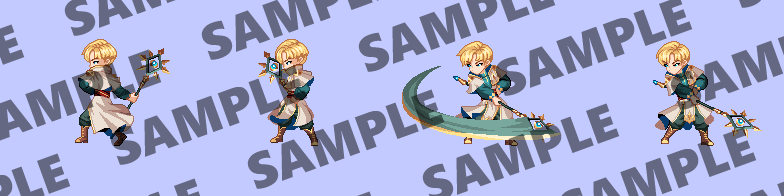 アニメーションバトラー素材集 旅の仲間セット3 - RPG MAKER UNITE