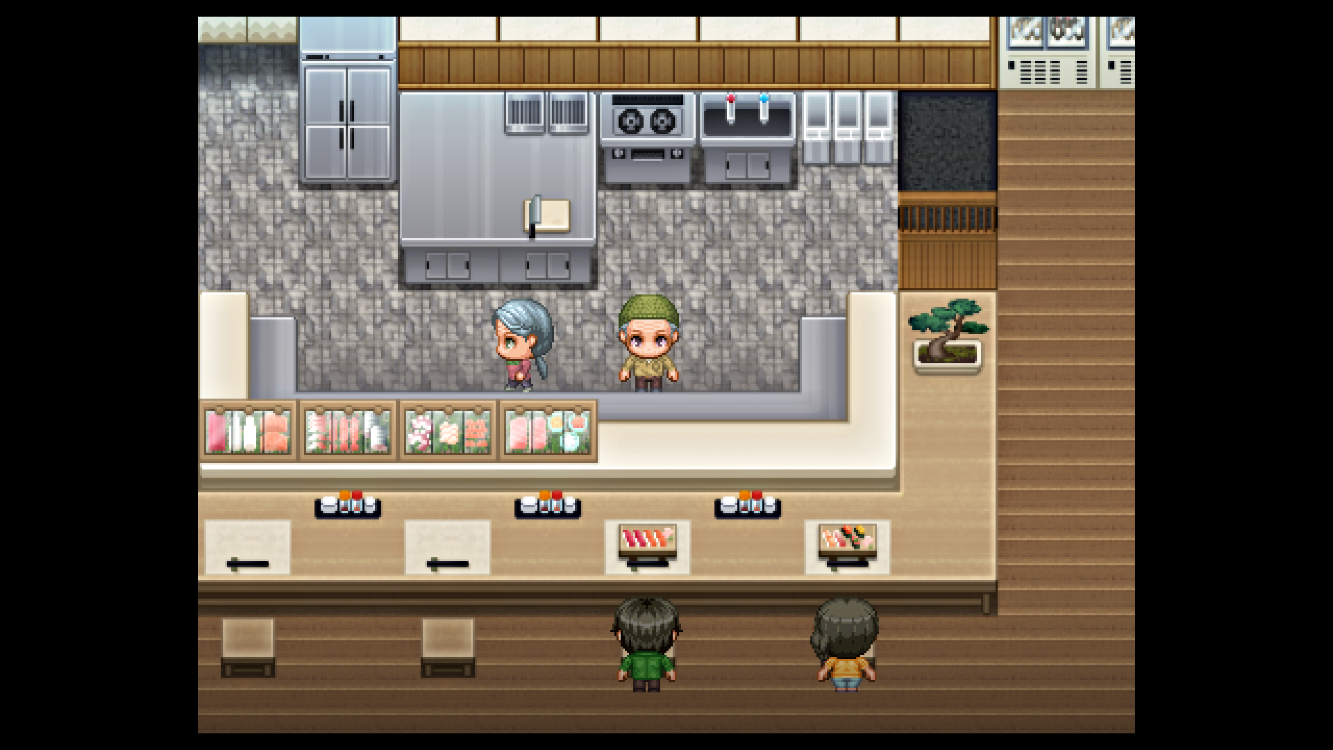 SERIALGAMES 住みたい街タイルセット - 街の飲食店セット - RPGツクールMZ