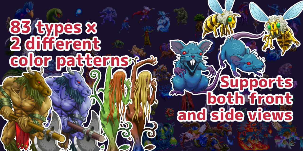MARUMUGI Monster Pack - RPG Maker MZ