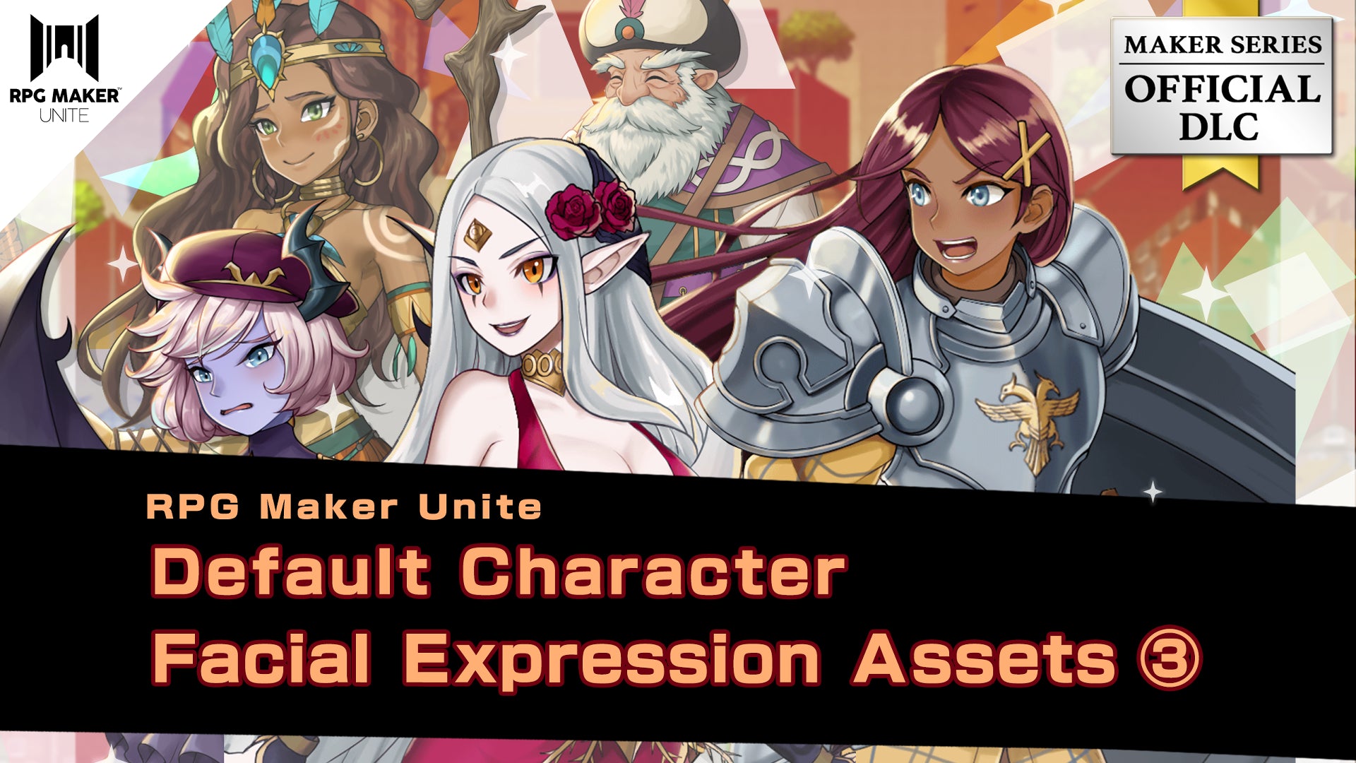 Official Rpj RPG MAKER UNITE Default Character Facial Expression Assets3 - RPG MAKER ...