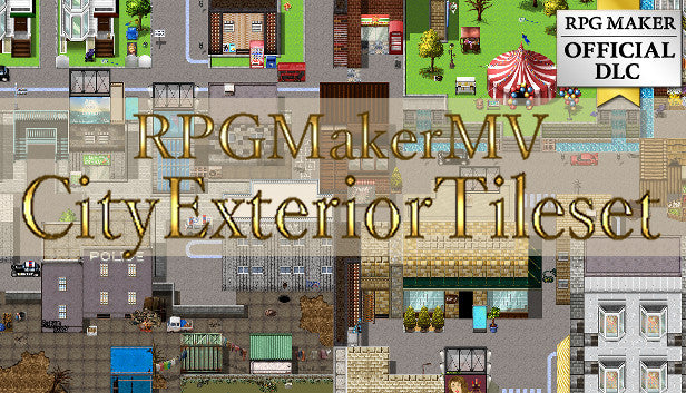 RPG Maker MZ - City Exterior Tileset