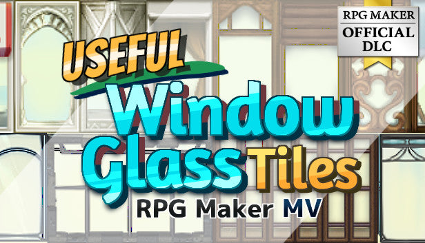 RPG Maker MZ - Useful Window Glass Tiles