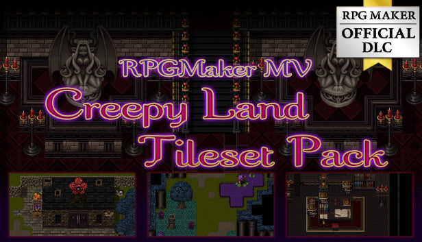 RPG Maker MZ - Creepy Land Tileset Pack