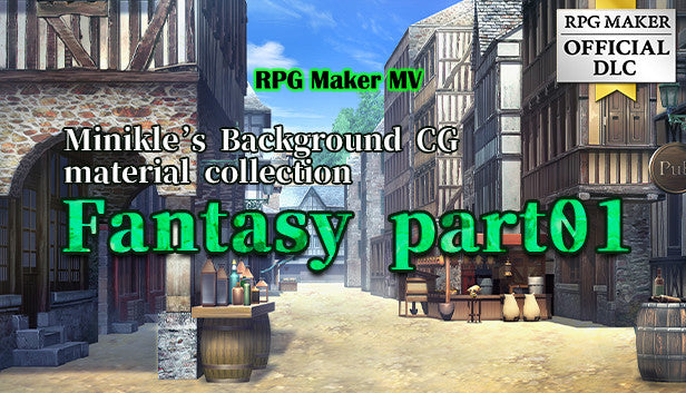 RPG Maker MZ - Minikle's Background CG Material Collection Fantasy part01