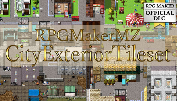 RPG Maker MZ - City Exterior Tileset