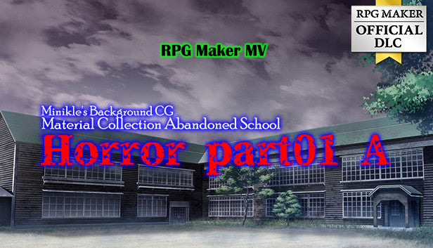 Minikle's Background CG Material Collection Abandoned School Horror part01 A - RPG Maker MV