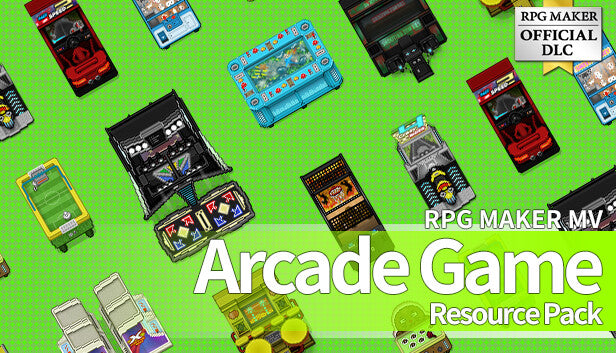RPG Maker MZ - Arcade Game Resource Pack
