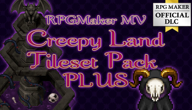 RPG Maker MZ - Creepy Land Tileset Pack Plus