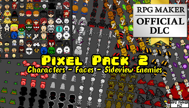 RPG Maker MZ - Pixel Pack 2 Characters - Faces - Sideview Enemies