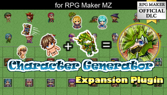 Character Generator Expansion Plugin - RPG Maker MZ | RPG Maker ...