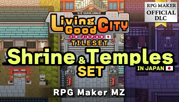 SERIALGAMES Living Good City Tileset - Shrine and Temples SET - RPG ...