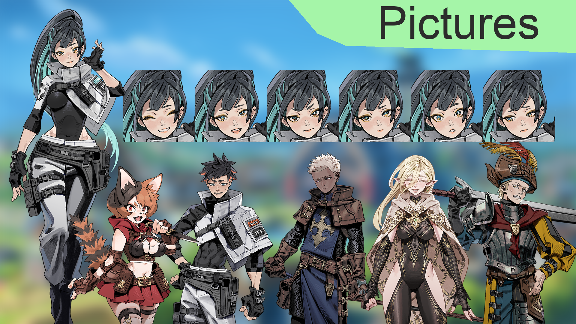 ISEKAI CREATORS Battle Characters and Weapons Pack