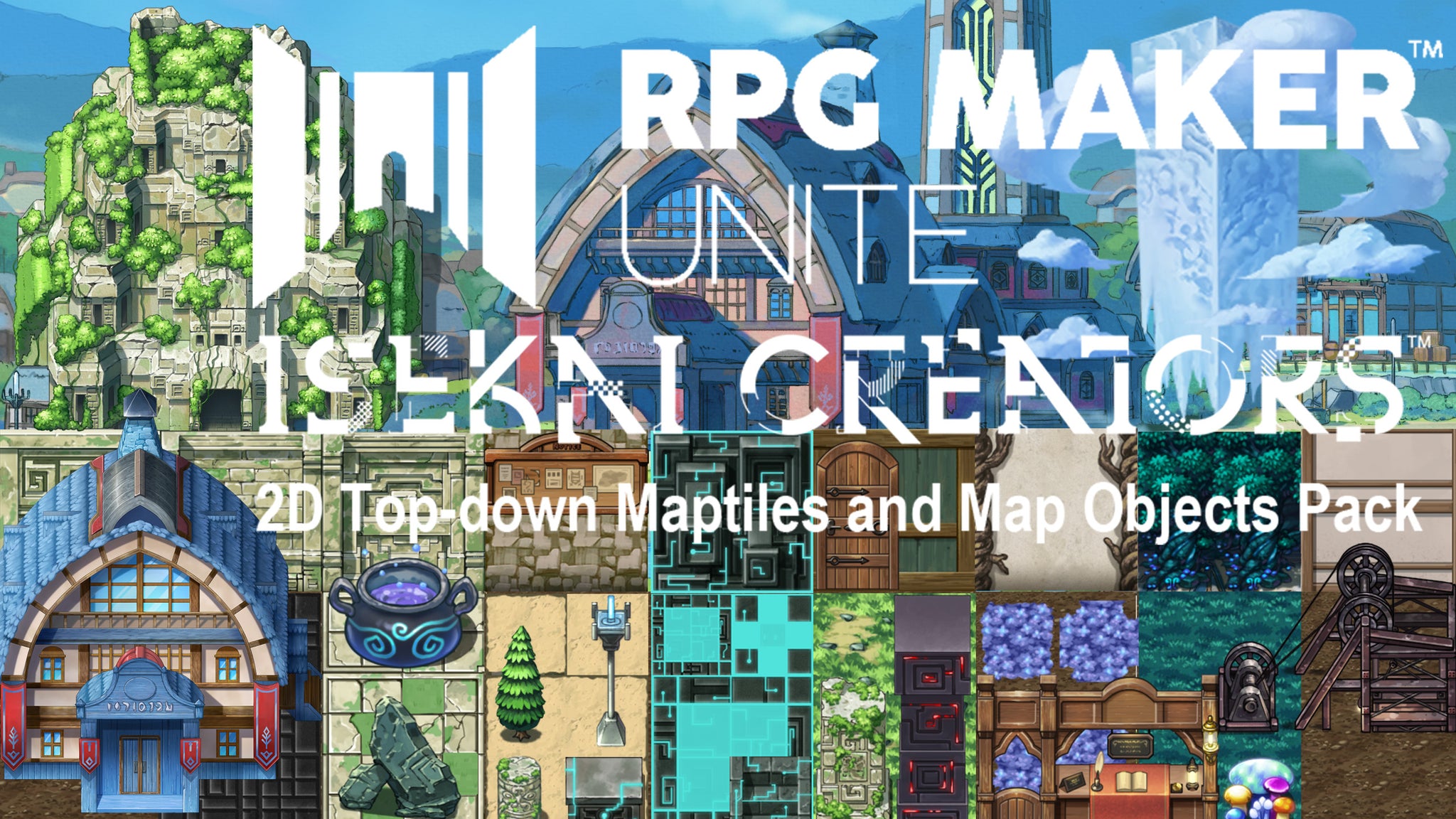 ISEKAI CREATORS 2D Top-down Maptiles and Map Objects Pack - RPG MAKER ...