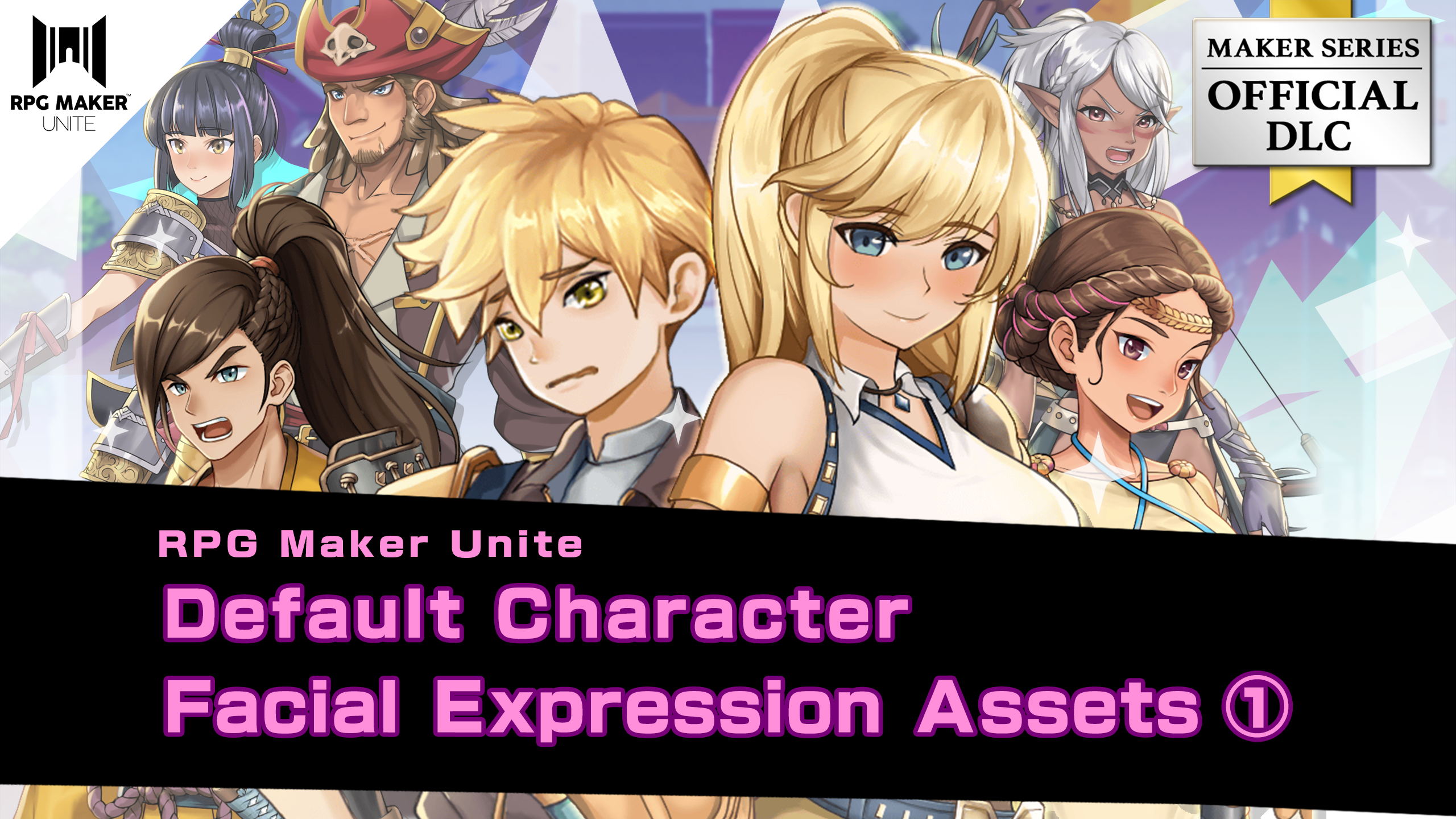 Official Rpj RPG Maker Unite Default Character Facial Expression Assets1 - RPG MAKER ...