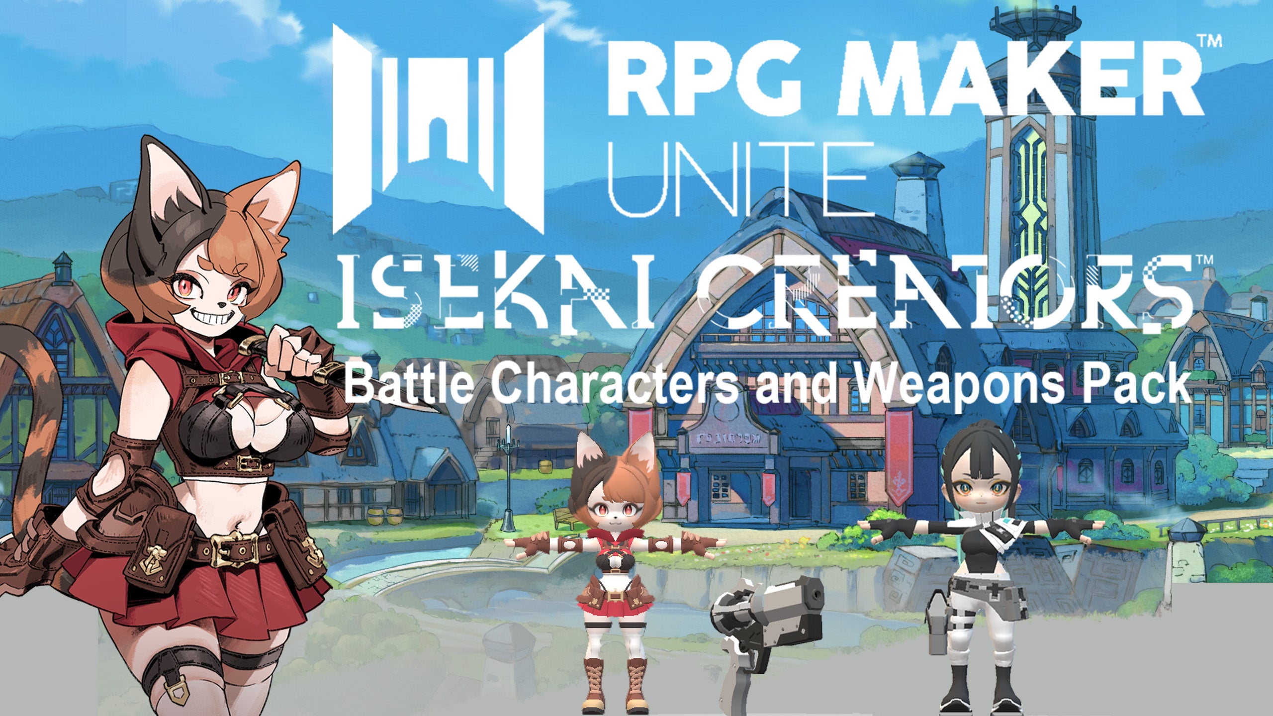 Official Rpj ISEKAI CREATORS Battle Characters and Weapons Pack - RPG MAKER UNITE ...