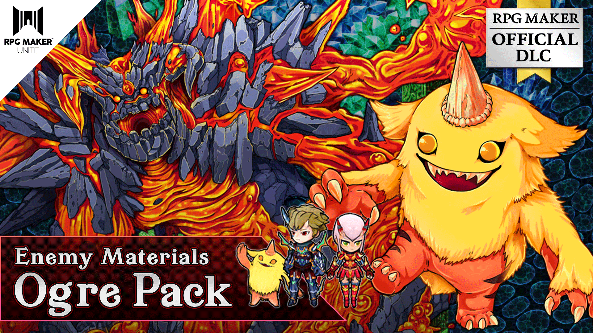 Official Rpj Enemy Materials - Ogre Pack - RPG MAKER UNITE | RPG Maker Official Store