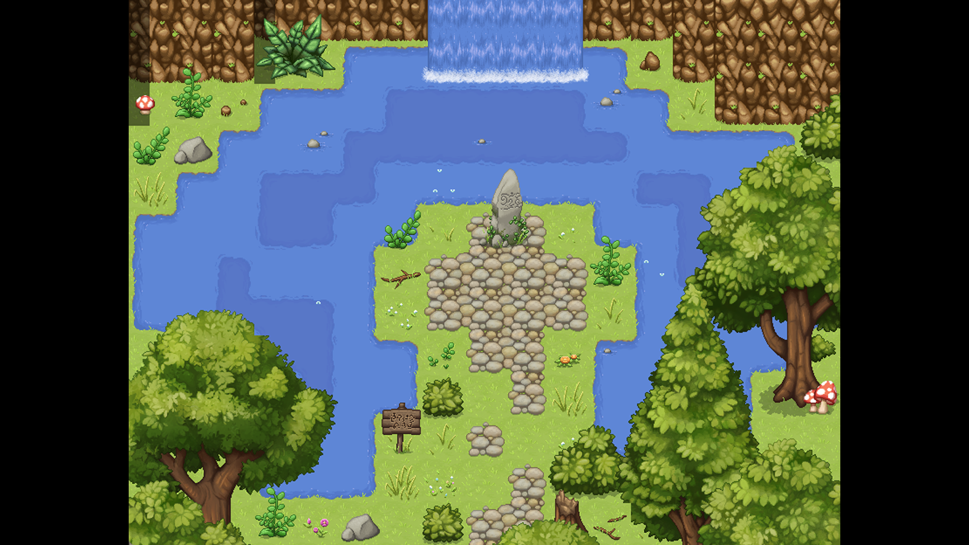 サマーフォレストタイルセット - RPGツクールMZ