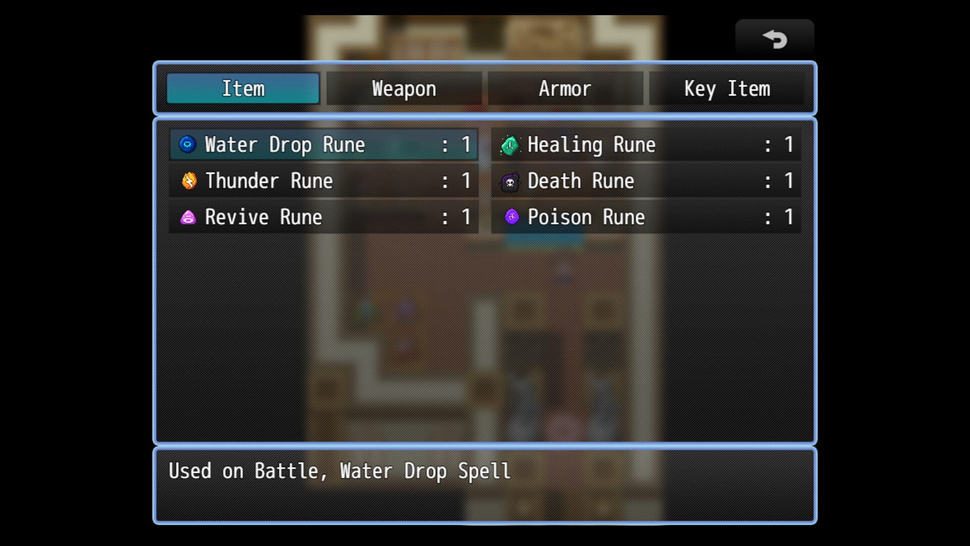 RPG Maker MZ - MAGIC RUNES ICONSET PACK