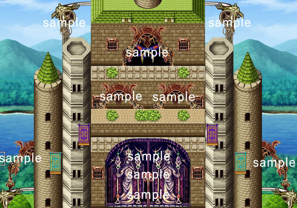 RPG Maker MZ - NATHUHARUCA Door Tilesets