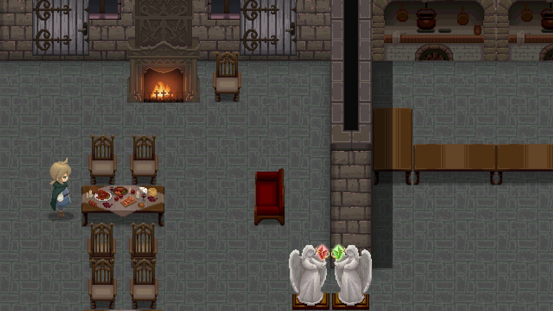 RPG Maker MZ - Dark Castle  Assets Top View Ver