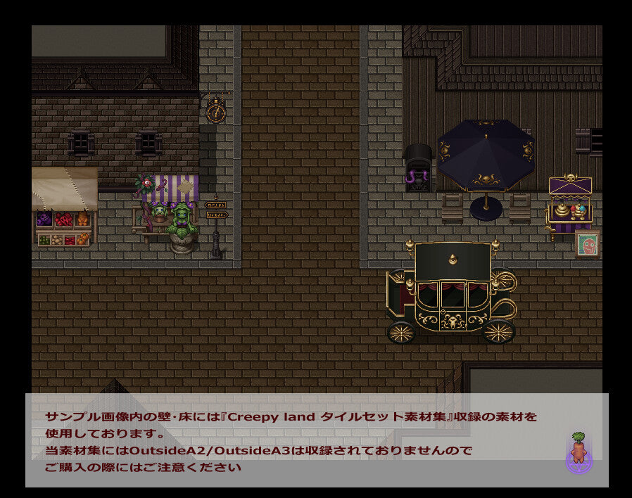 RPG Maker MZ - Creepy Land Tileset Pack Plus