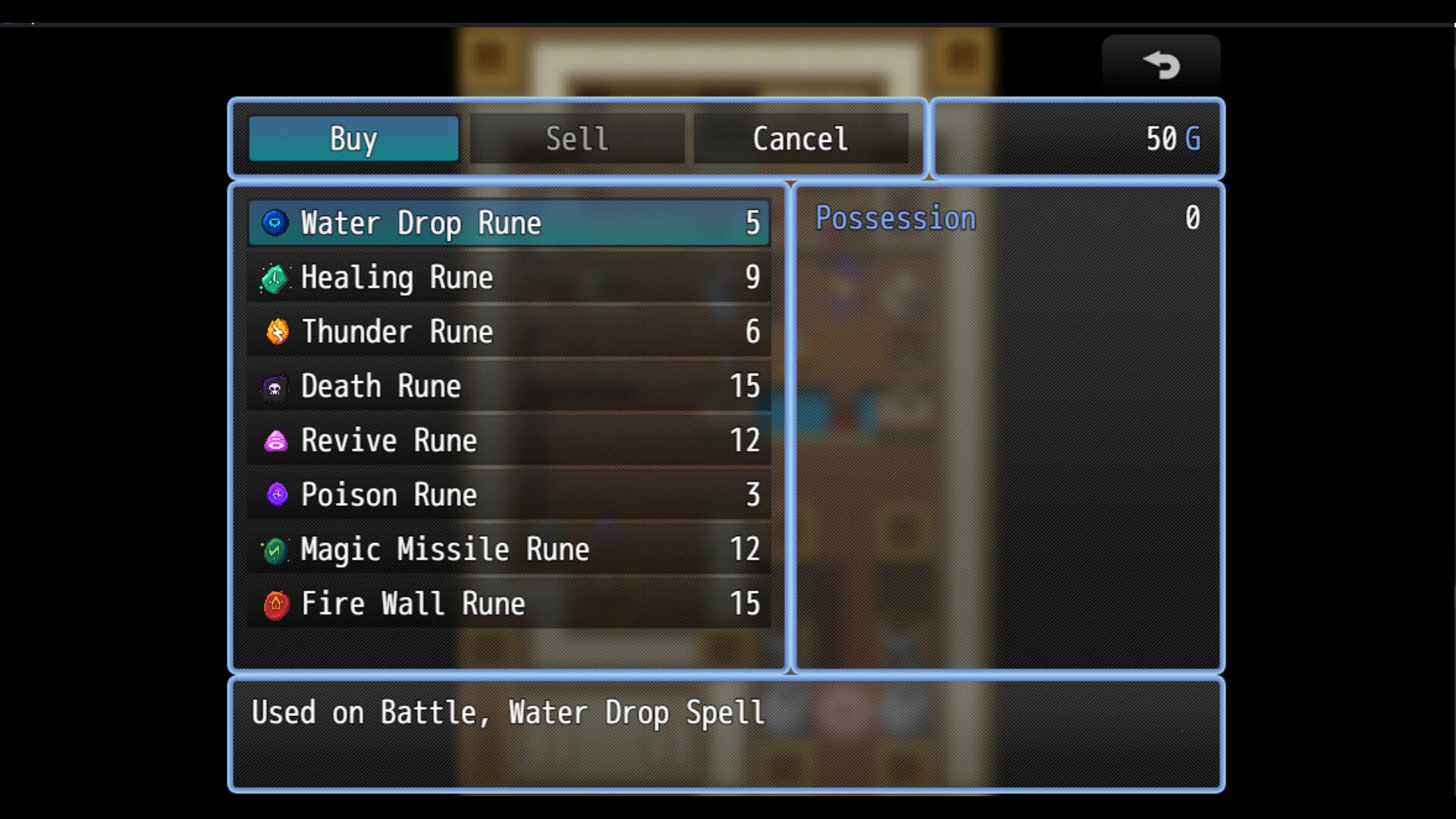 RPG Maker MZ - MAGIC RUNES ICONSET PACK