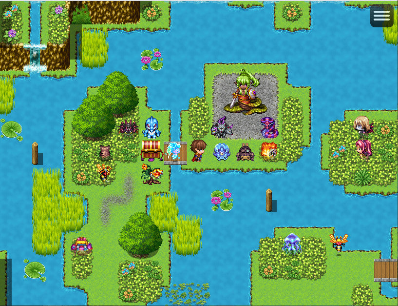 RPG Maker MZ - MV Enemies - character sprites