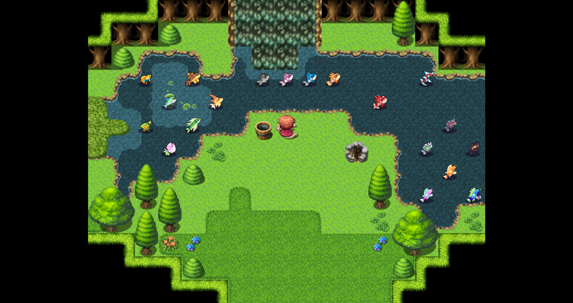 RPG Maker MZ - PIXELART FISH ICONS PACK