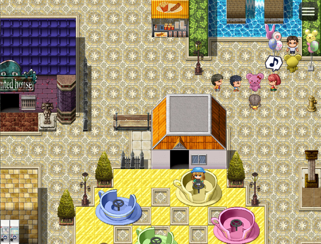 RPG Maker MZ - Amusement park! Tile set