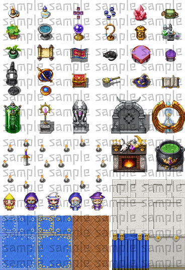RPG Maker MZ - Magic Shop Animated Interior Pack