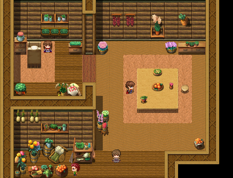 RPG Maker MZ - Useful Decorative Plant Tiles