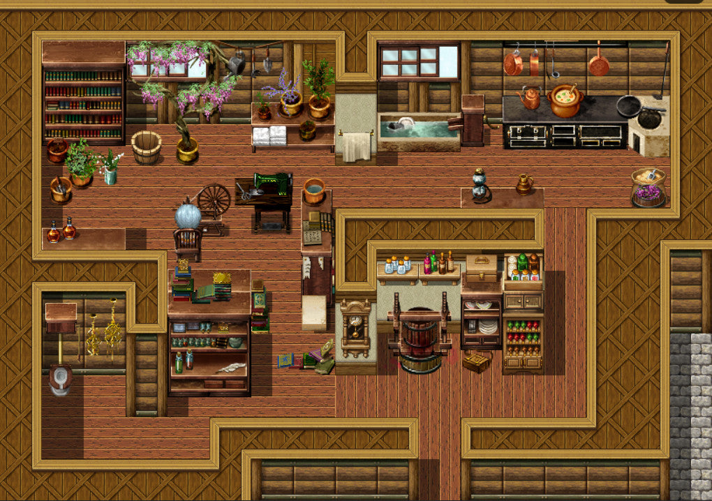 RPG Maker MZ - Never Ever Clean Up Tileset