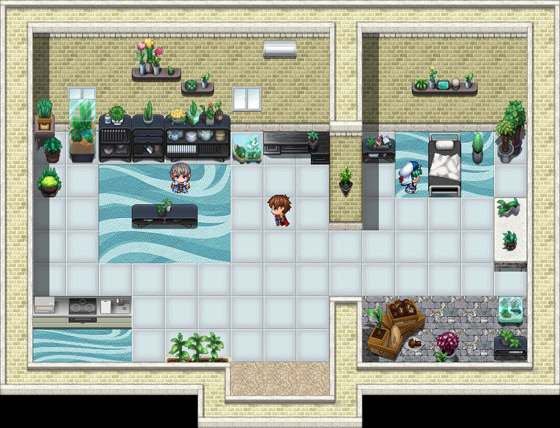 RPG Maker MZ - Useful Decorative Plant Tiles