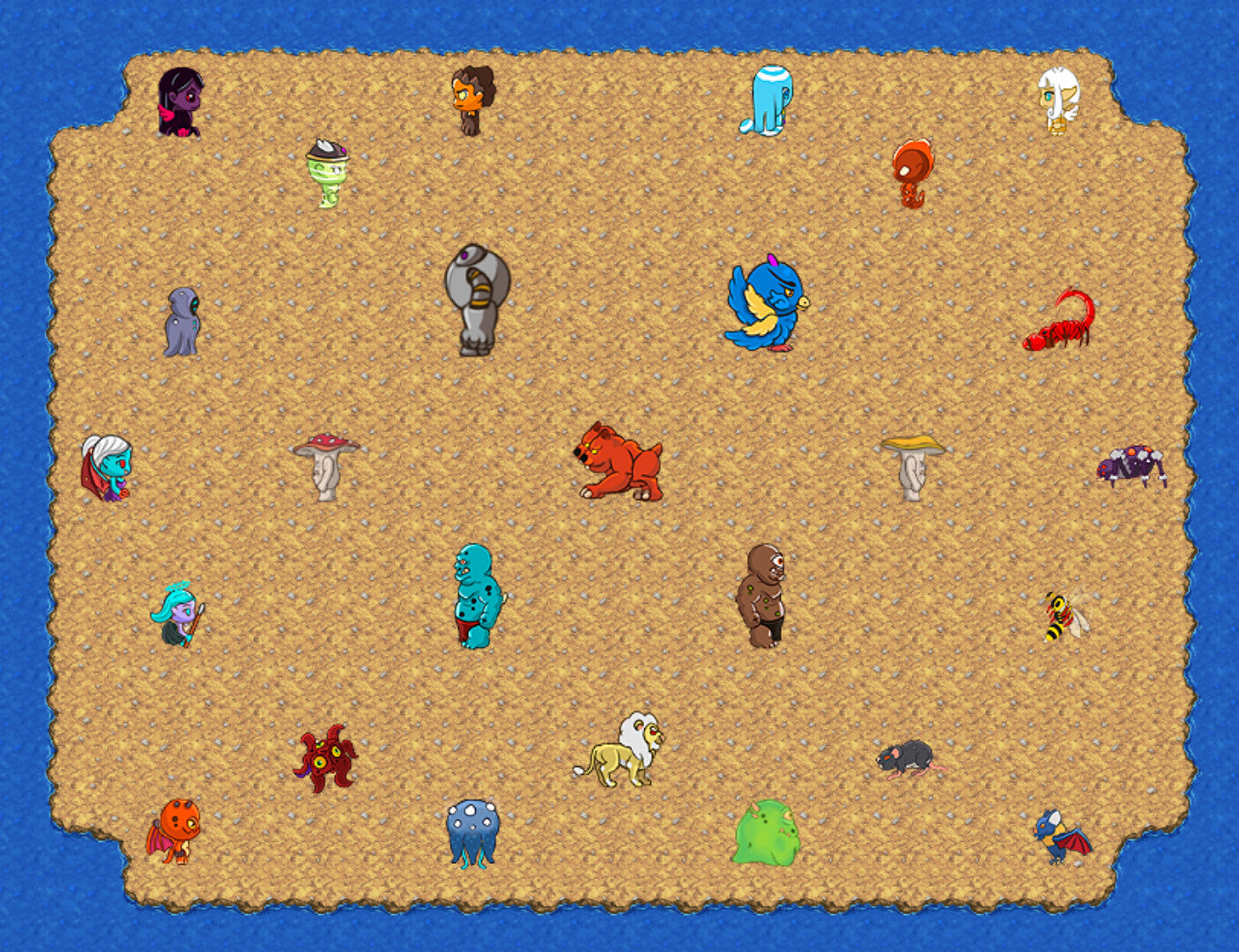 RPG Maker MZ - Cartoon Monsters Pack