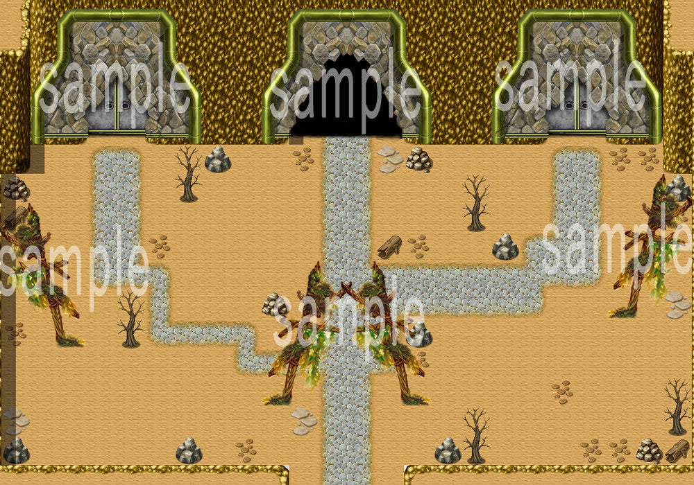 RPG Maker MZ - NATHUHARUCA Door Tilesets