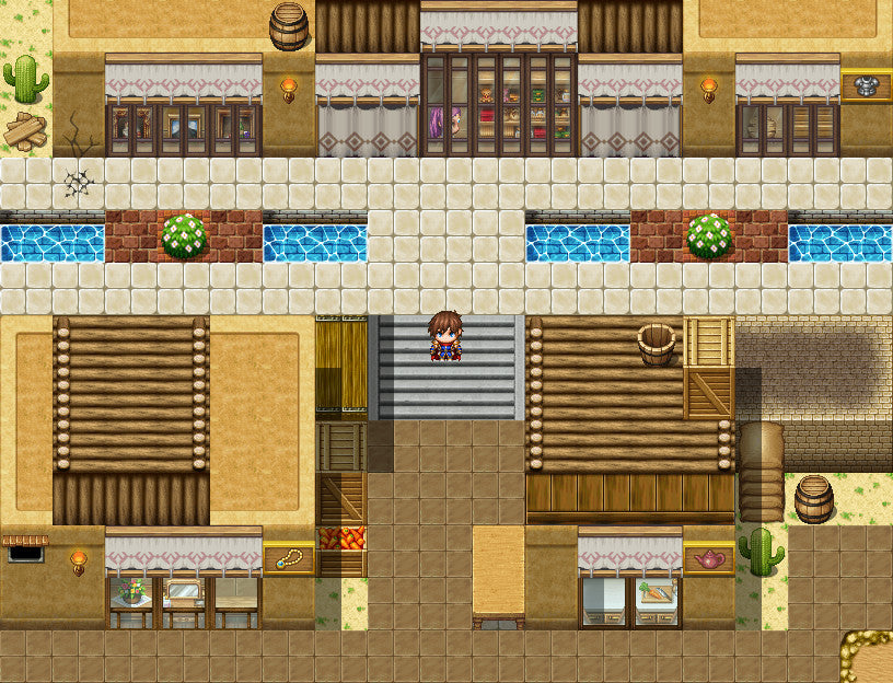 RPG Maker MZ - Useful Window Glass Tiles