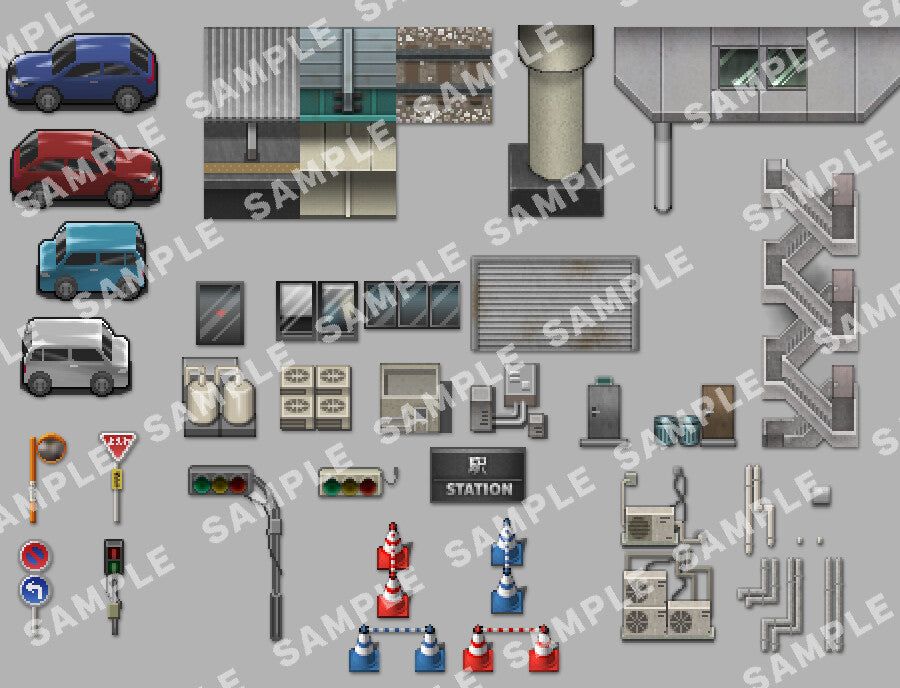 RPG Maker MZ - SERIALGAMES Living Good City Tileset