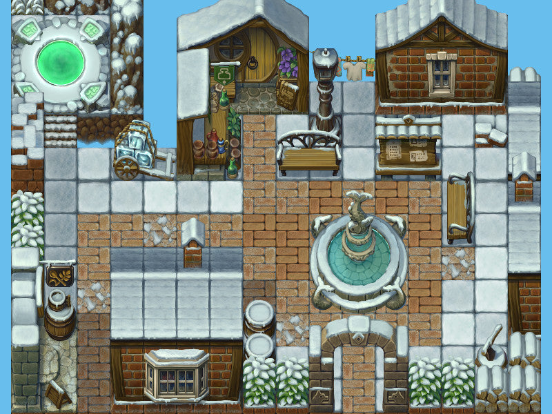 RPG Maker MZ - Grid Map Tiles  RPG Maker Edition