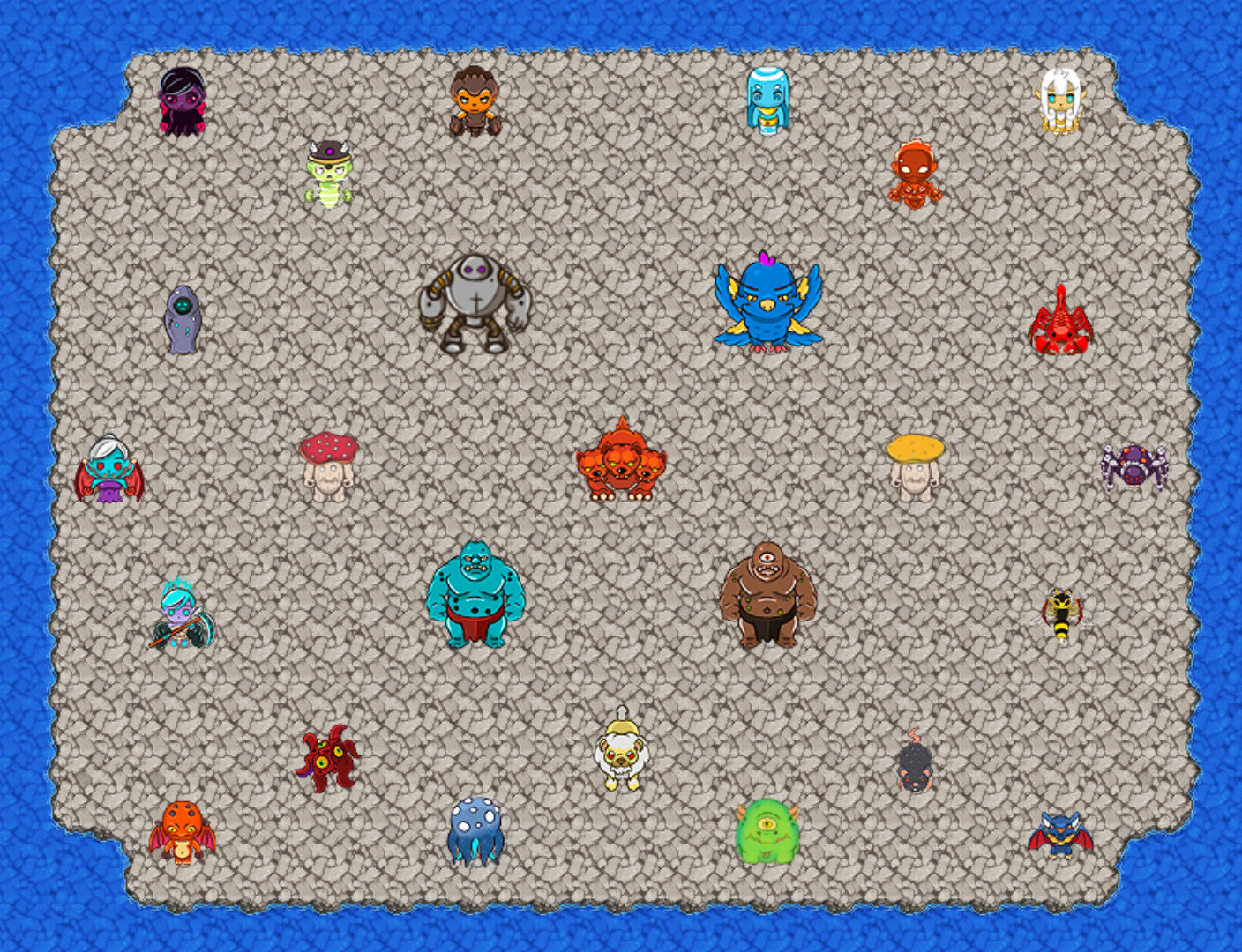 RPG Maker MZ - Cartoon Monsters Pack