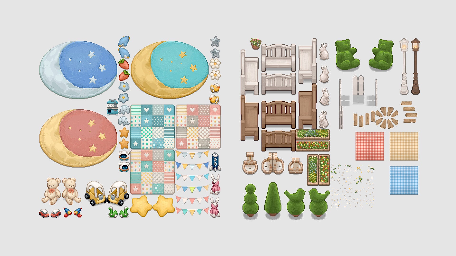 RPG Maker MZ - Pastel Kawaii Assets
